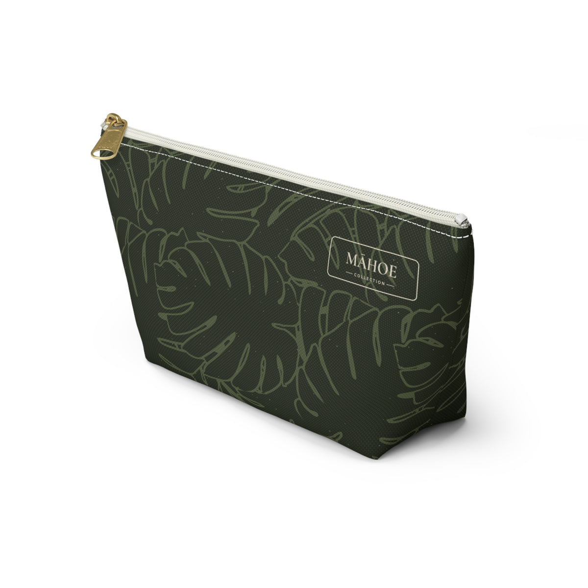 Monstera Everything Pouch- Olive