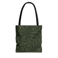 Monstera Canvas Tote- Olive