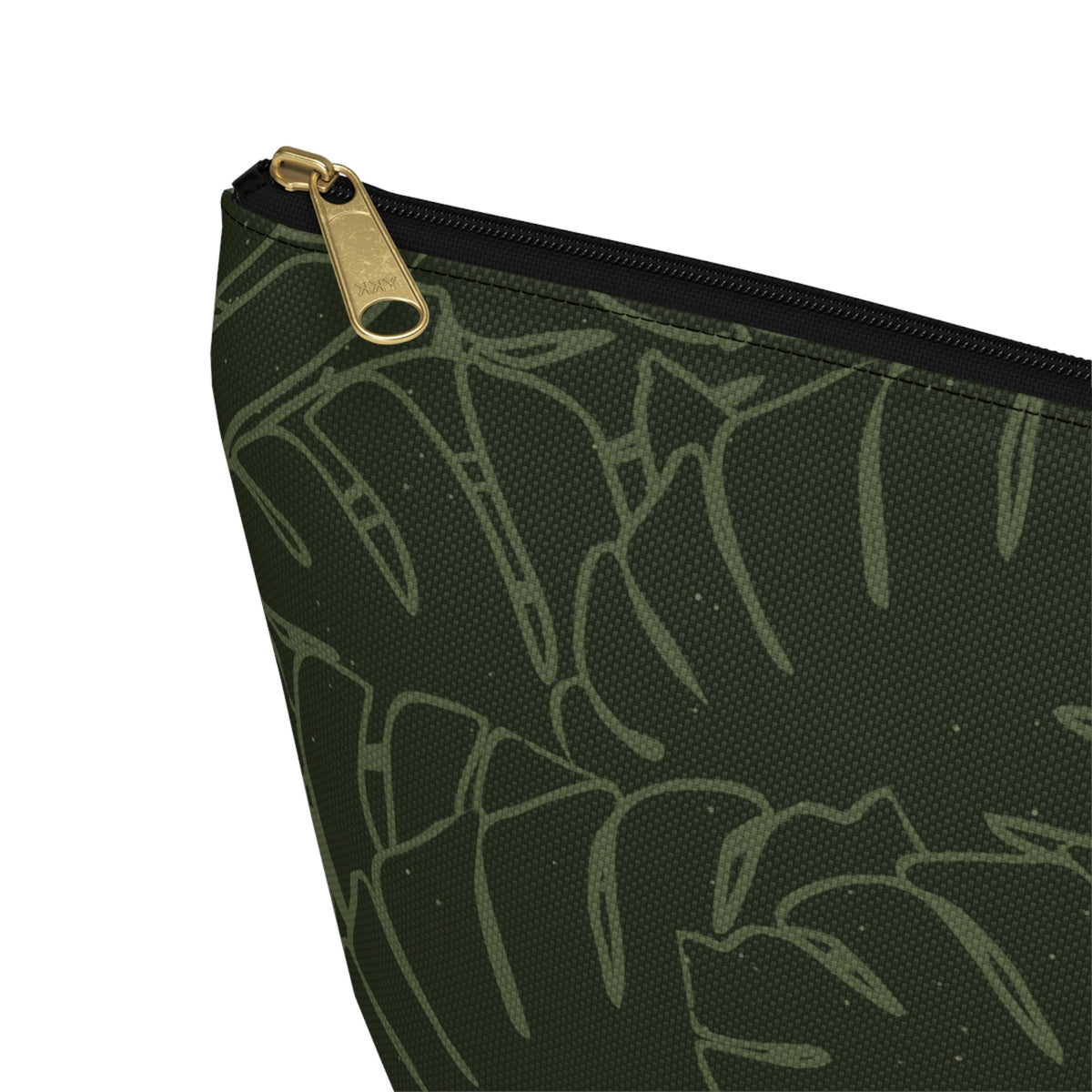 Monstera Everything Pouch- Olive