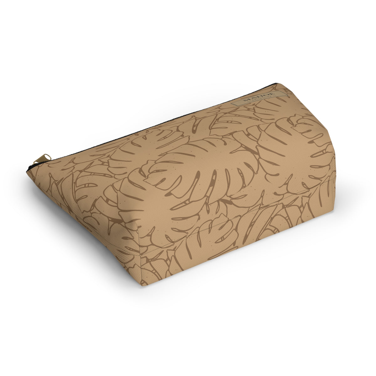 Monstera Everything Pouch- Sand