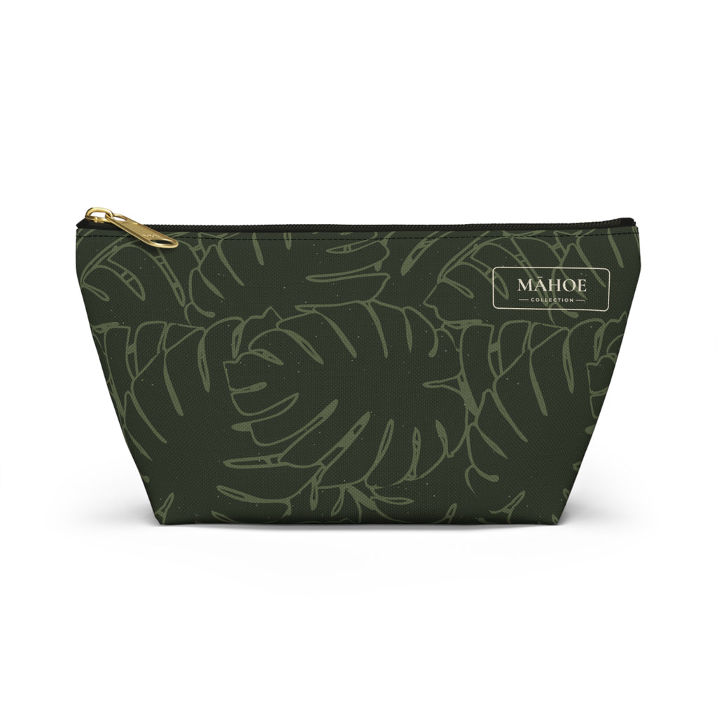 Monstera Everything Pouch- Olive
