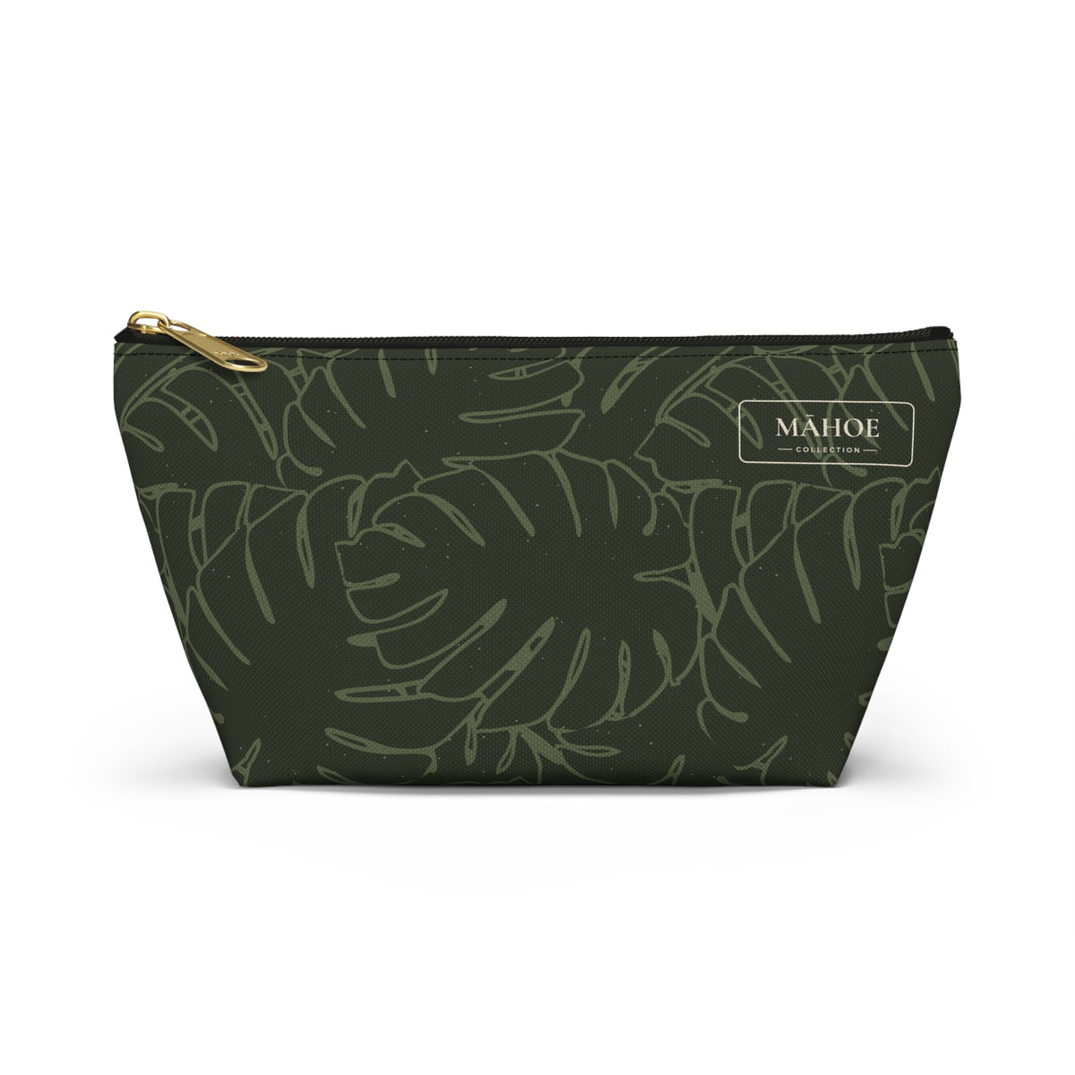 Monstera Everything Pouch- Olive