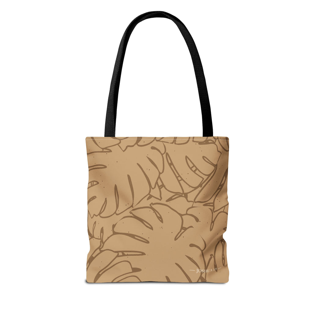 Monstera Canvas Tote- Sand