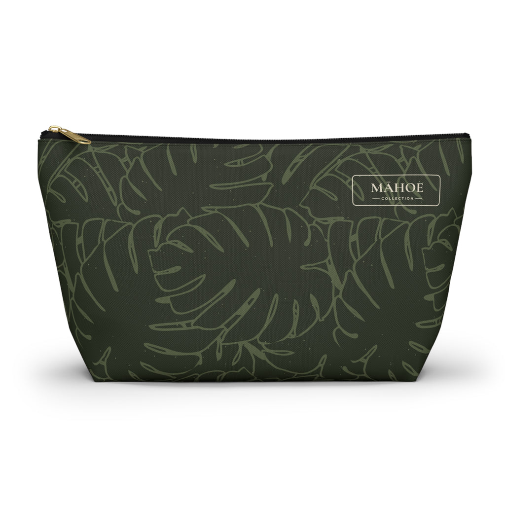 Monstera Everything Pouch- Olive