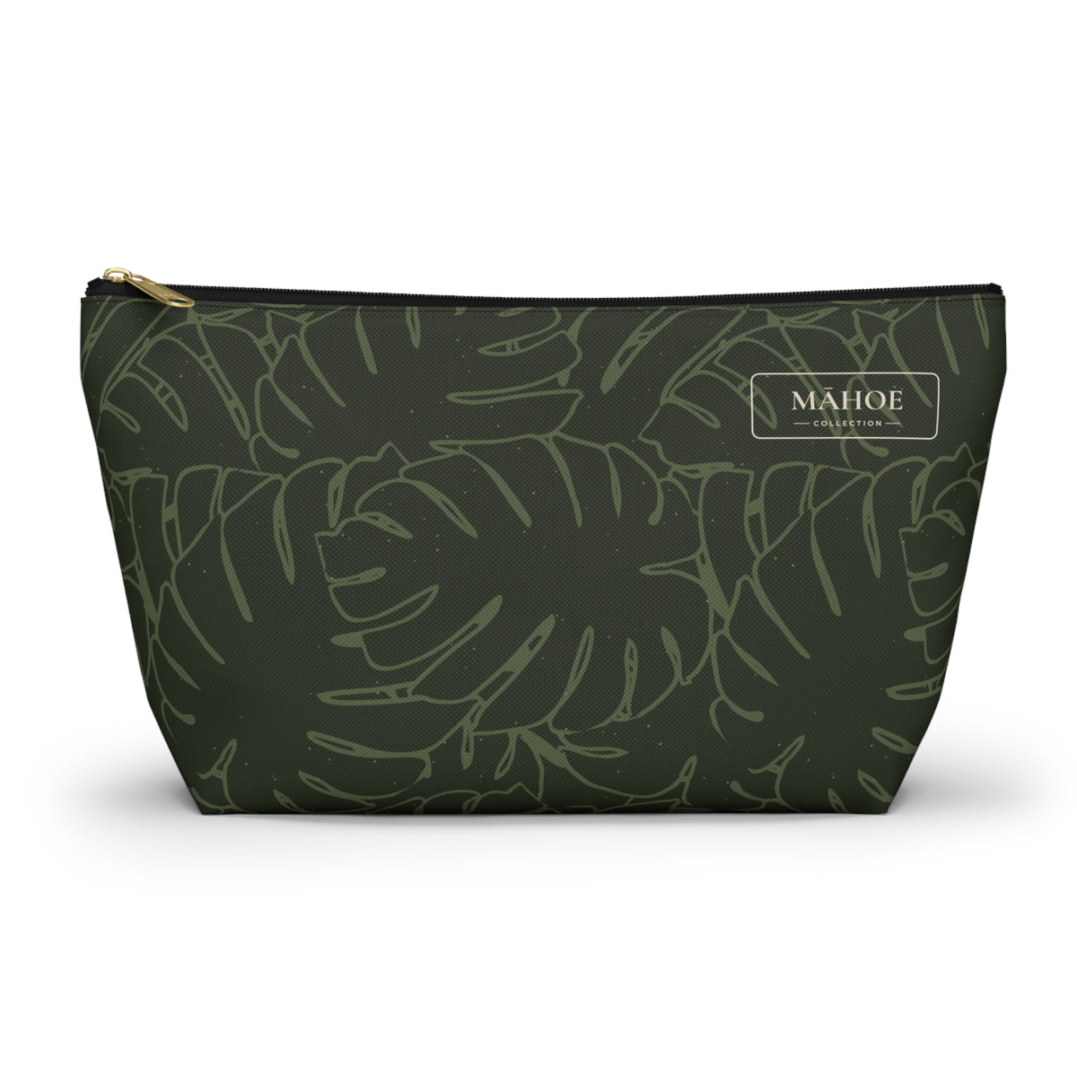 Monstera Everything Pouch- Olive