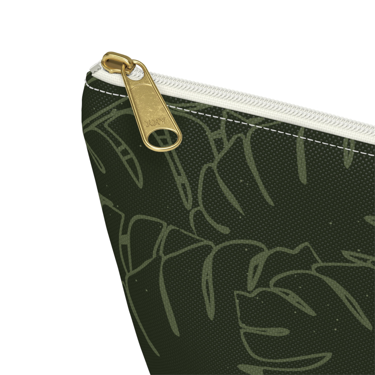 Monstera Everything Pouch- Olive