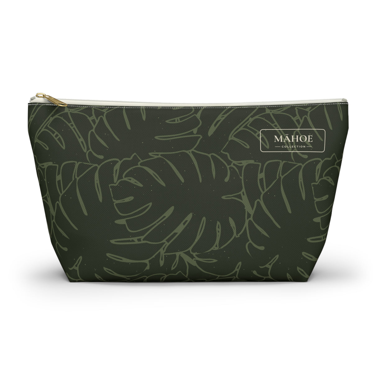 Monstera Everything Pouch- Olive
