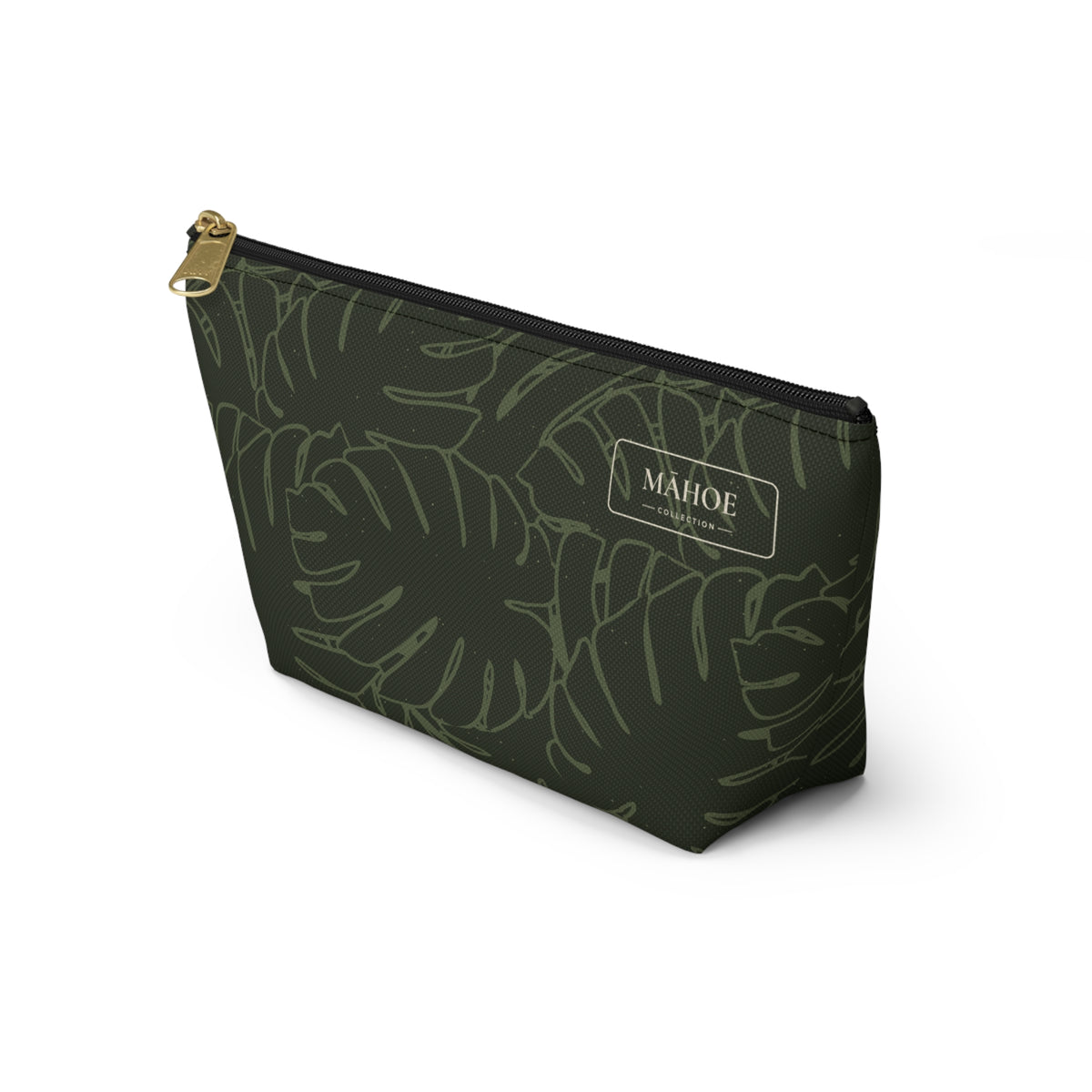 Monstera Everything Pouch- Olive
