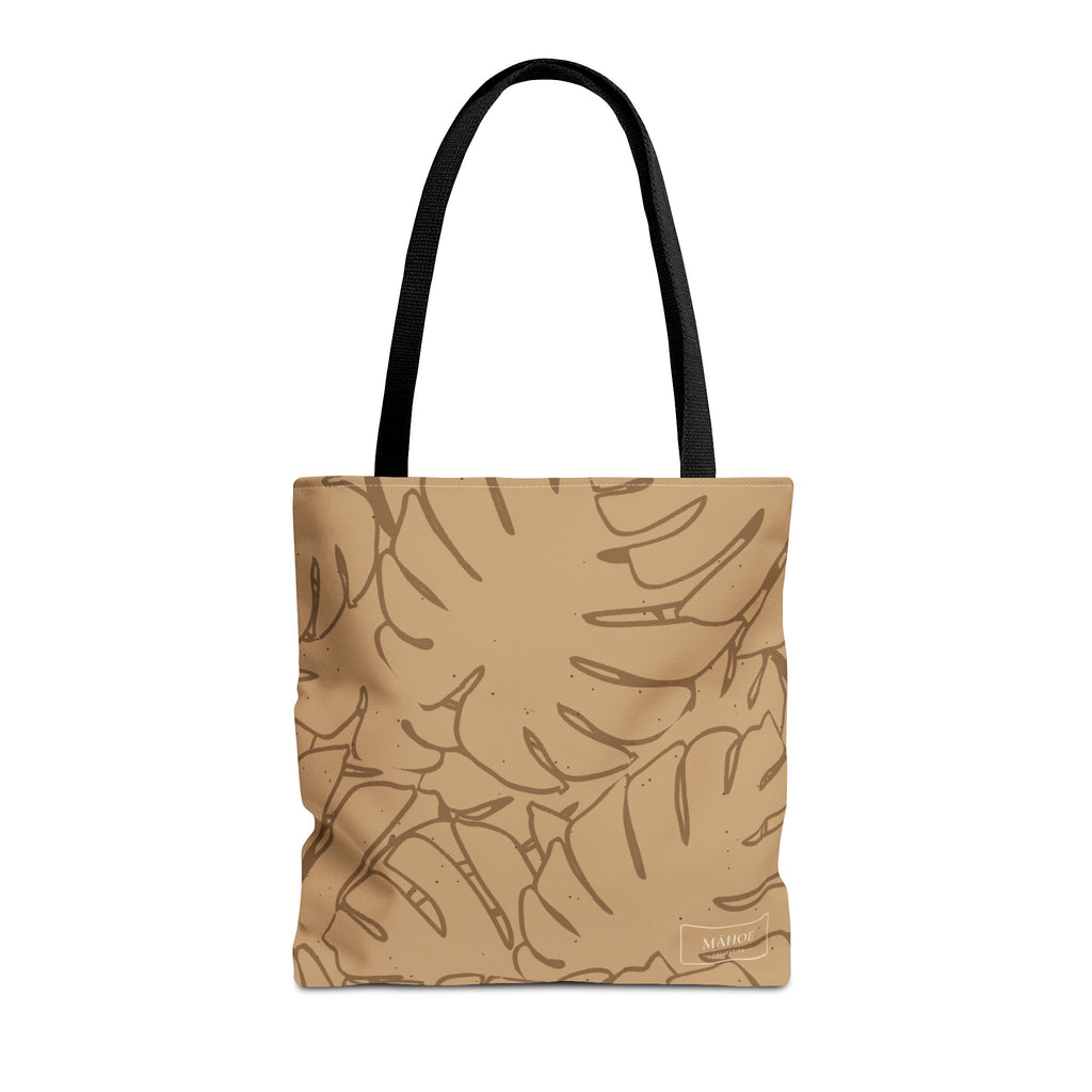 Monstera Canvas Tote- Sand