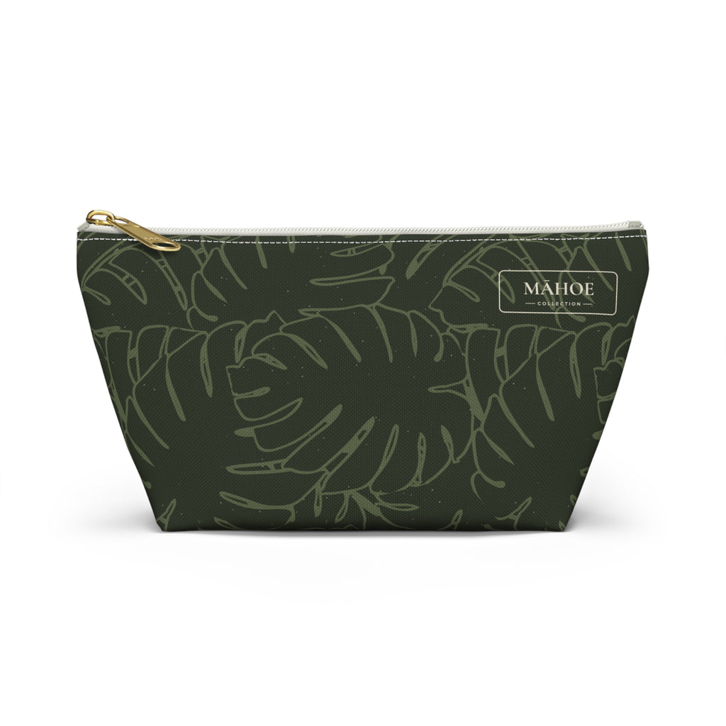Monstera Everything Pouch- Olive