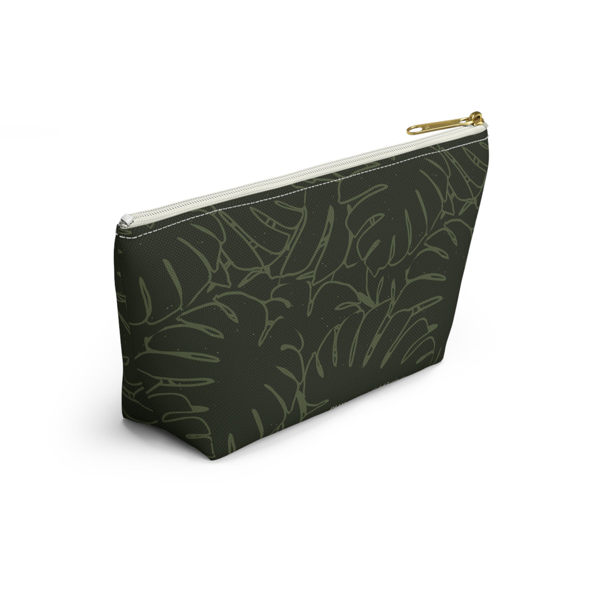 Monstera Everything Pouch- Olive