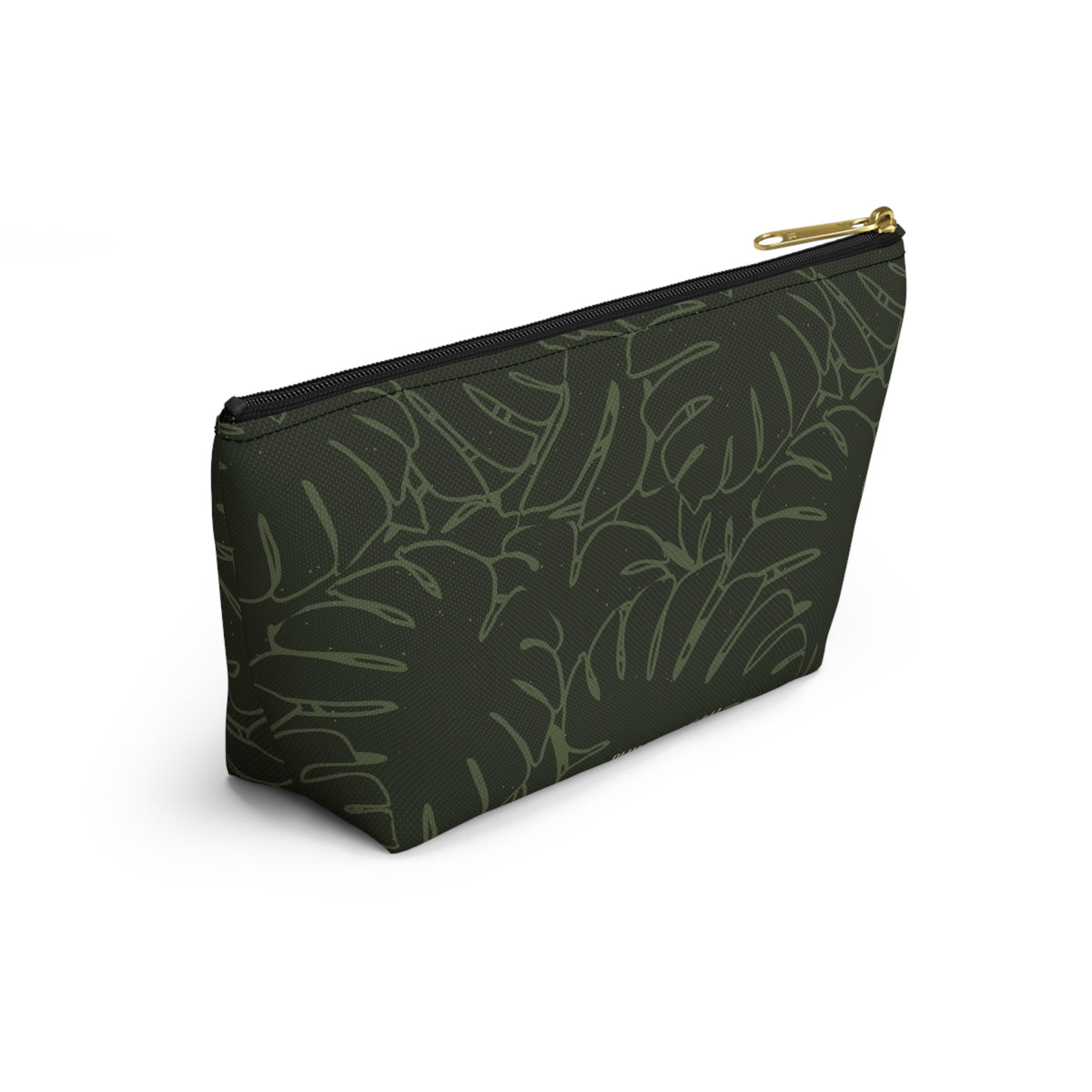 Monstera Everything Pouch- Olive